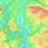 Ruxton topographic map, elevation, terrain