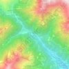 Valmosca topographic map, elevation, terrain