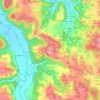 Les Comboux topographic map, elevation, terrain