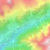 Perquis topographic map, elevation, terrain