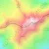 De La Beche topographic map, elevation, terrain