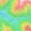 Roncàal de sóre topographic map, elevation, terrain