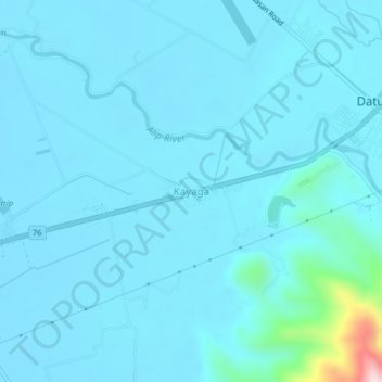 Kayaga topographic map, elevation, terrain