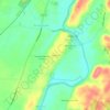 Paulson topographic map, elevation, terrain