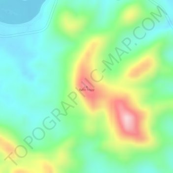 Bukit Tinggi topographic map, elevation, terrain