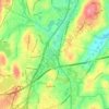 Drury Square topographic map, elevation, terrain