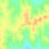 Wallville topographic map, elevation, terrain