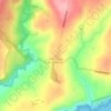 Corkscrew Hill topographic map, elevation, terrain