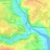 Rowhedge topographic map, elevation, terrain