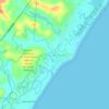Costa do Sauípe topographic map, elevation, terrain