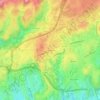 Alcoitão topographic map, elevation, terrain