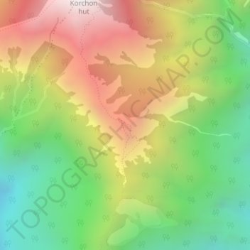 Khumai Dada topographic map, elevation, terrain