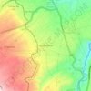 Huachi Totoras topographic map, elevation, terrain