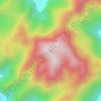 Lobo topographic map, elevation, terrain