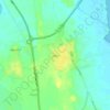 Safwa topographic map, elevation, terrain