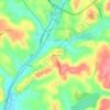 Saint Clair topographic map, elevation, terrain