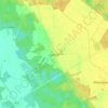 Luciny topographic map, elevation, terrain