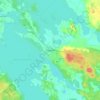 Hauho topographic map, elevation, terrain