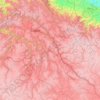 Province of Acomayo topographic map, elevation, terrain