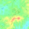 Beauregard topographic map, elevation, terrain