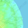 Bantan topographic map, elevation, terrain