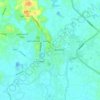 Chanthaburi topographic map, elevation, terrain