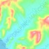 Escamequita topographic map, elevation, terrain