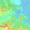 Haruru topographic map, elevation, terrain