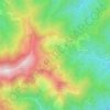 Paraloup topographic map, elevation, terrain