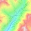 La Ville des Glaciers topographic map, elevation, terrain