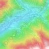 La Comella topographic map, elevation, terrain