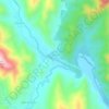 Santo Niño topographic map, elevation, terrain