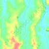 Richmond Downs topographic map, elevation, terrain