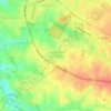 Wah Model Town phase 1 topographic map, elevation, terrain