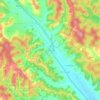 Serravalle topographic map, elevation, terrain