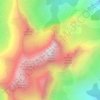 Grande Tête de l'Obiou topographic map, elevation, terrain