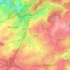 Savy topographic map, elevation, terrain