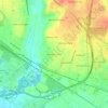 Hampton Trace topographic map, elevation, terrain