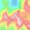 Dragontail Peak topographic map, elevation, terrain