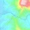 Burayok Falls topographic map, elevation, terrain