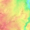 Bellebouche topographic map, elevation, terrain