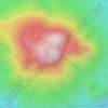 Mount Hibok-Hibok topographic map, elevation, terrain