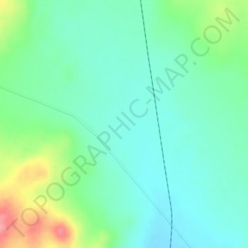 Balmaceda topographic map, elevation, terrain