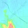 Cabidianan topographic map, elevation, terrain