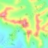 Maheno topographic map, elevation, terrain