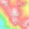 Dena topographic map, elevation, terrain