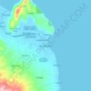 Hinundayan topographic map, elevation, terrain