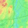 Hegge topographic map, elevation, terrain