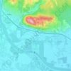 Vrbina topographic map, elevation, terrain