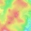 Haytor Rocks topographic map, elevation, terrain